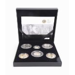 Royal Mint - a cased 2009 UK Family silver proof collection 6 - coin set.