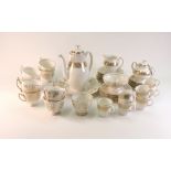 A Coalport Allegro tea service, 29 pieces, and a Wedgwood Marguerite coffee service, 18 pieces (47).