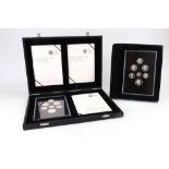 Royal Mint - a cased 2008 Coinage Emblems of Britain silver proof collection 7- coin set and 2008