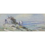 Paul Naftel (British, 1817-1891), Le Guet Cobo, Guernsey, inscribed with artist's name,