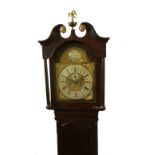 James Somersett: a George III oak longcase clock,