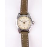 Rolex; a lady's Oyster Precision stainless steel wristwatch, ref: 4271,