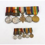 A South Africa and First World War medal group to T.B. Gilchrist S.A.M.S.