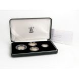 Royal Mint - a cased 2005 silver proof Piedfort 4 - coin collection.