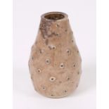 A Martin Brothers miniature stoneware vase of cone form 1904,