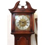 Hutchinson, Retford: A George III oak longcase clock,