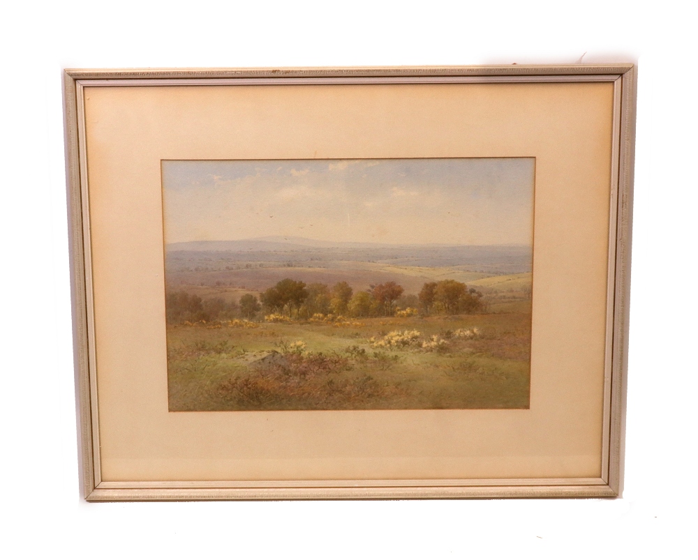 Charles Edward Brittan (British, 1870-1949), Landscape with sheep, - Bild 4 aus 4