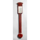A Directoire mahogany barometer By Chevallier,