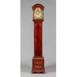 A mahogany triple train longcase clock of small size John Barwise, 20 Duke Street,