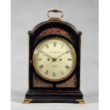 A George III brass-mounted ebonised bracket clock By John Thwaites, No.