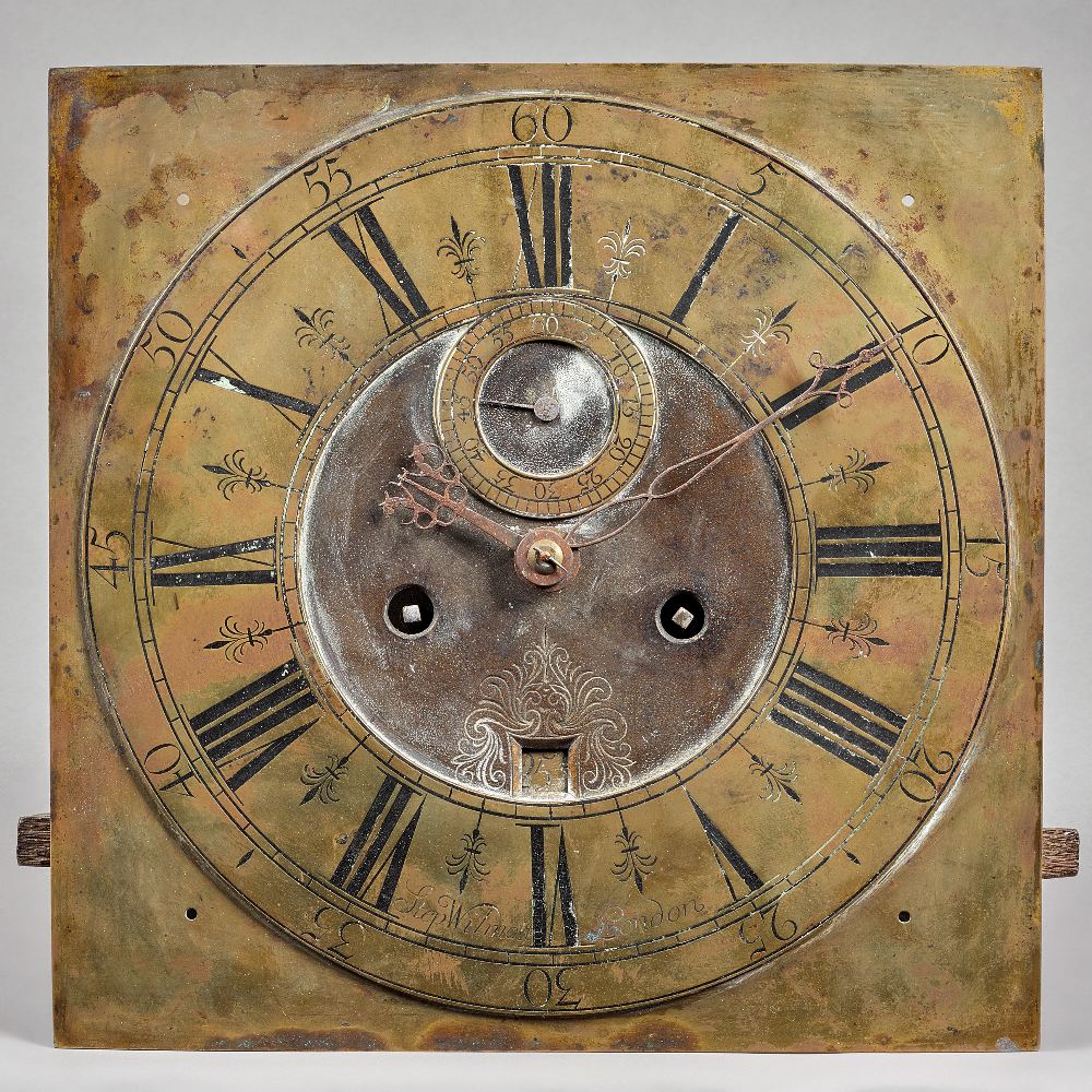A George I longcase clock movement By Stephen Wilmott, London The 12in.