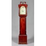 A George III Scottish mahogany longcase clock William Chisholm,