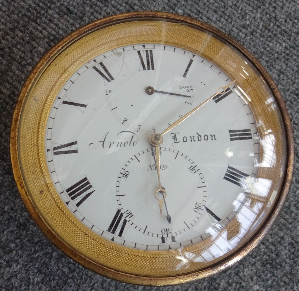 THE PAKENHAM ARNOLD A rare eight-day mantel chronometer By John Roger Arnold, London, No. - Image 2 of 12