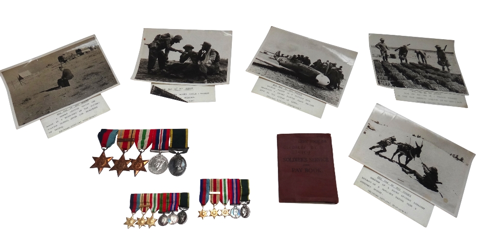 Five Second World War and later medals to D.C.