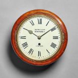 A mahogany dial timepiece By Payne & Co, London,