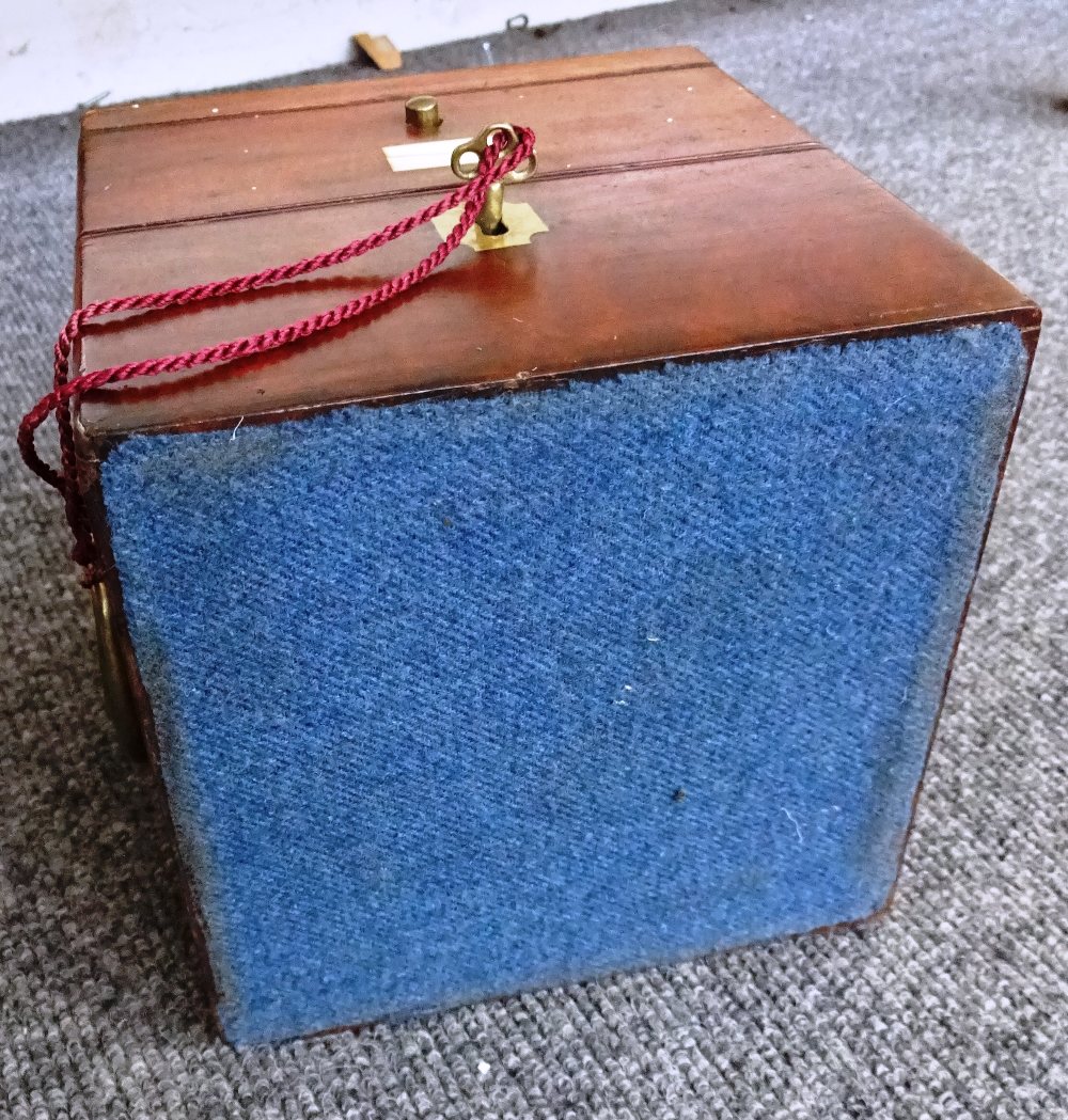 A small mahogany cased two-day marine chronometer By Parkinson & Frodsham, London, No. - Image 8 of 12