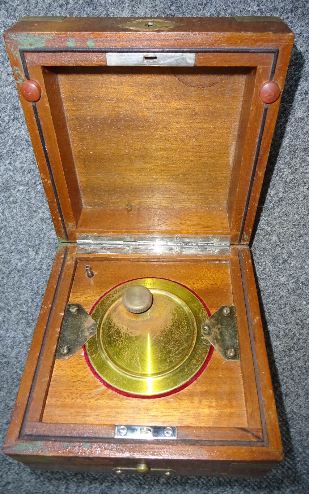 A mahogany cased deck chronometer By Ulysse Nardin, Le Locle & Genève, No. - Image 8 of 10