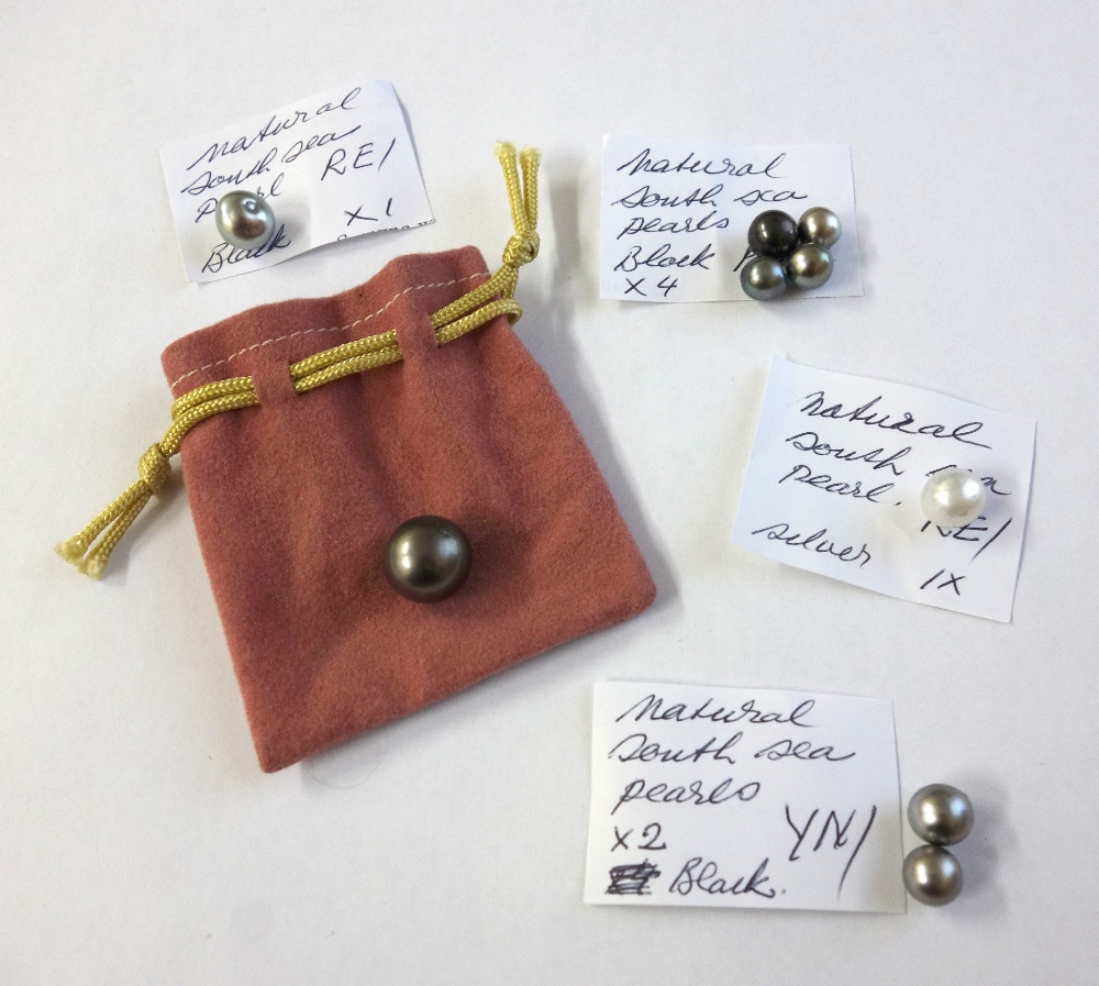 A collection of South Sea cultured pearl