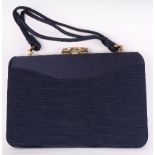 A vintage Asprey fabric handbag, circa 1