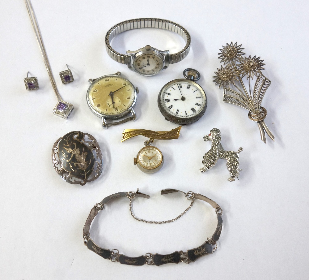 A collection of costume jewellery, and o