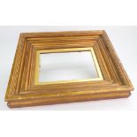 A Victorian rectangular moulded giltwood