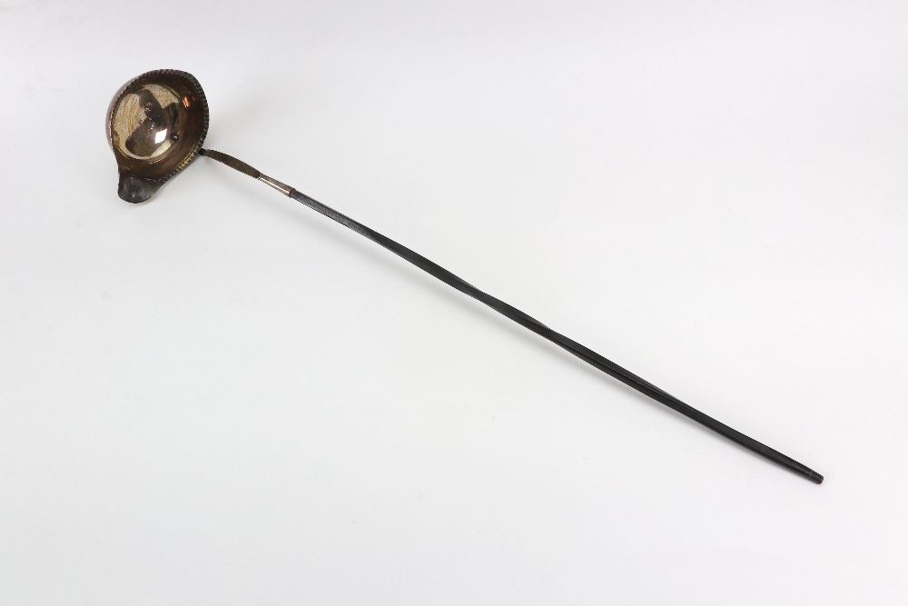 A George III silver punch ladle, makers