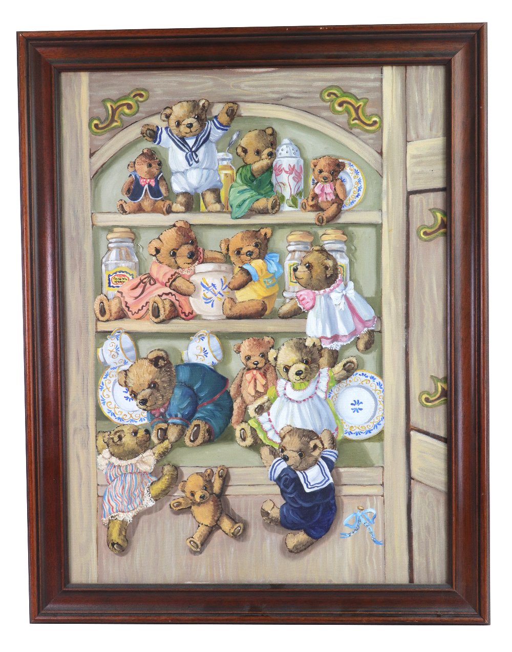 Doreen Edmond (British, 20th Century), Teddy Bears - Cupboard Love, - Image 4 of 4