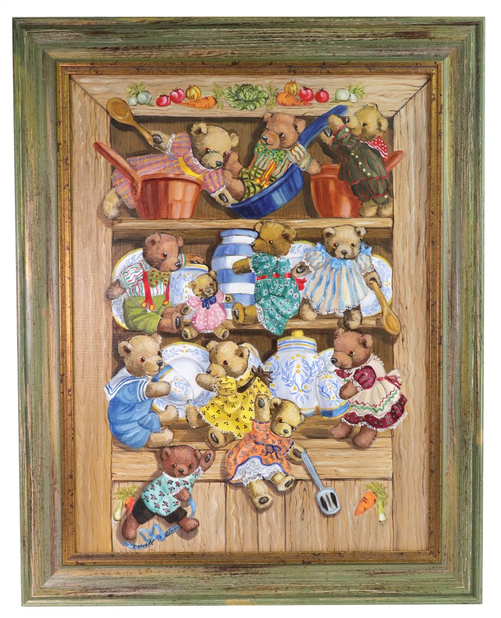 Doreen Edmond (British, 20th Century), Teddy Bears - Cupboard Love, - Image 3 of 4