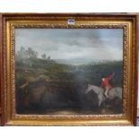 Richard Barrett Davis (1782-1854), Fox Hunting, oil on canvas, signed and indistinctly dated,