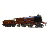 A Hornby O gauge clockwork locomotive and tender, 'Lord Nelson', Southern 850,