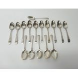 Silver table flatware,