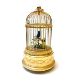 A modern Swiss birdcage automaton by 'Rouge Music',