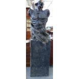 John Somerville (English, b.1951), a fibreglass and resin sculpture, 'Lucifer Rising', 197cm high.