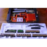 A Hornby OO gauge electric train set, including; 'Flying Scotsman' locomotive and tender, boxed,