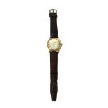 An International Watch Company gold circular cased gentleman's Automatic wristwatch,