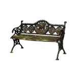 A suite of early 20th century garden furniture,
