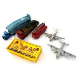 A quantity of Dinky and Corgi die-cast vehicles and accessories,