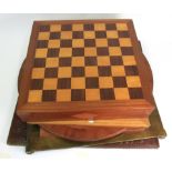 A collection of seven modern chess board