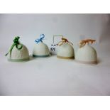 A set of four Lladro Christmas bells depicting the Four Seasons in high relief est: £20-£40 (N1)