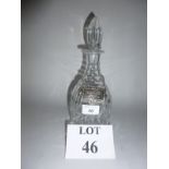 Racing interest: A cut glass decanter with engraved insignia for Lingfield Park together with a