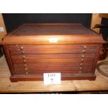 A six drawer collector's chest est: £40-£60 (A2)