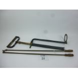 A vintage pump and a pair of divining rods (2) est: £30-£50 (A3)