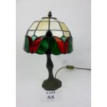 A decorative Tiffany style table lamp est: £30-£50 (G1)