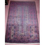 A Balochi rug (91 x 145 approx) est: £40