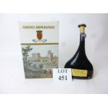 A bottle of Grand Armagnac Hors d' Age e