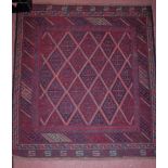 Tribal Gazak rug (114 x 125 approx) est: