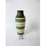 A large Langley studio pottery vase, dec