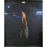 A framed and glazed portrait of an oriental man signed Thi-Xo est: £30-£50