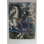 Pablo Picasso lithograph 'Francois on Horseback Toros Y Toreros' Series c1961 (35 x 25 cm approx)