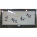 Ralph Thompson signed print 'Rhinos' 1975 est: £40-£60